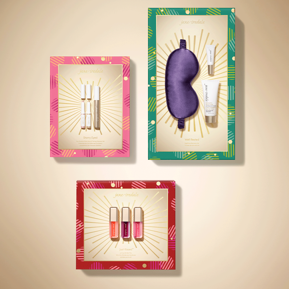 Just Kissed PH Lip Oil Mini Trio | Jane Iredale Festive 2026
