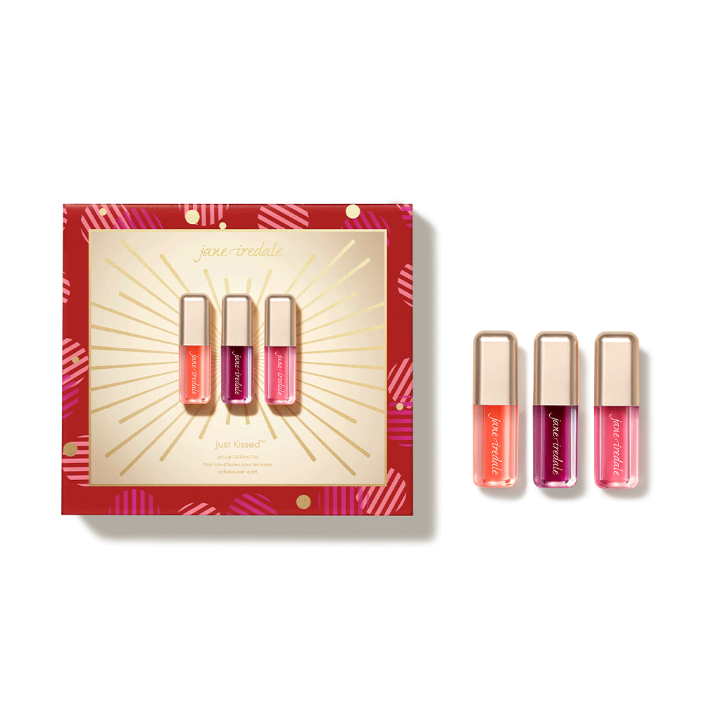 Just Kissed PH Lip Oil Mini Trio | Jane Iredale Festive 2026