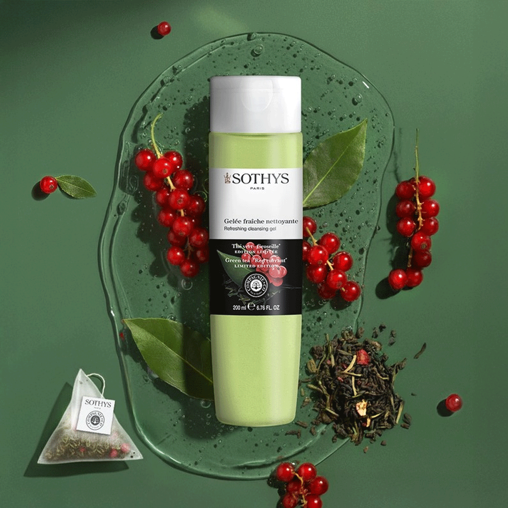 Verfrissende Reinigingsgel | Groene Thee & Rode Bes (200 ml)