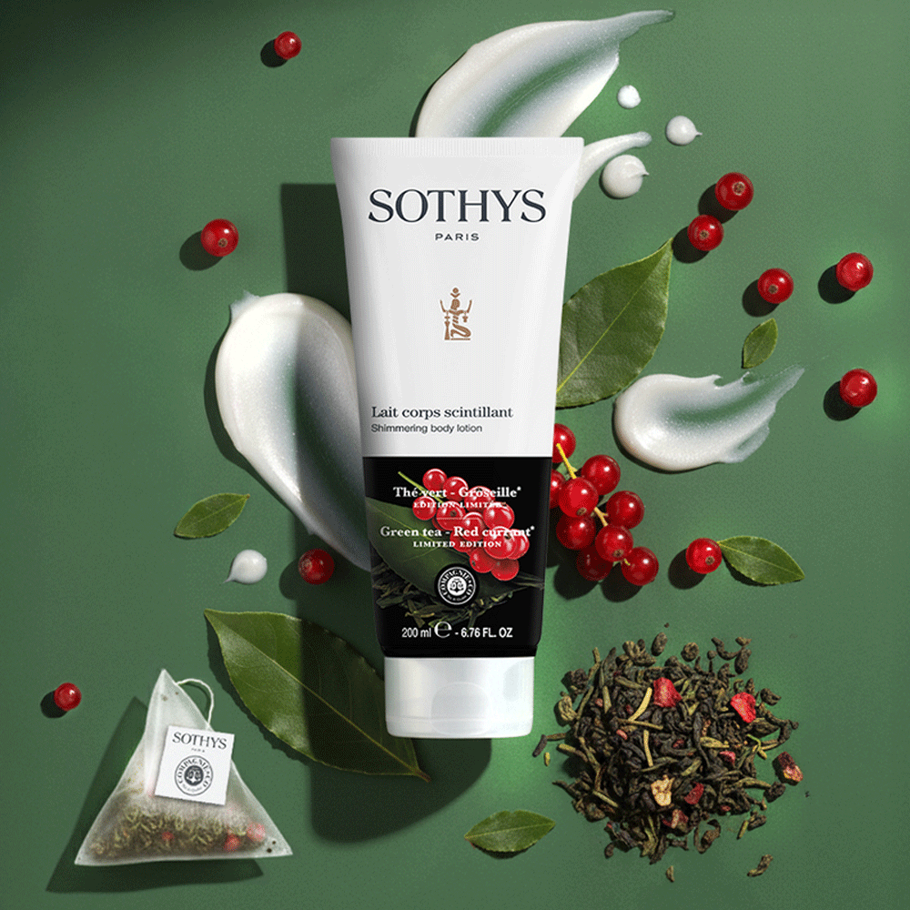 Shimmering Body Lotion | Groene Thee & Rode Bes (200 ml)