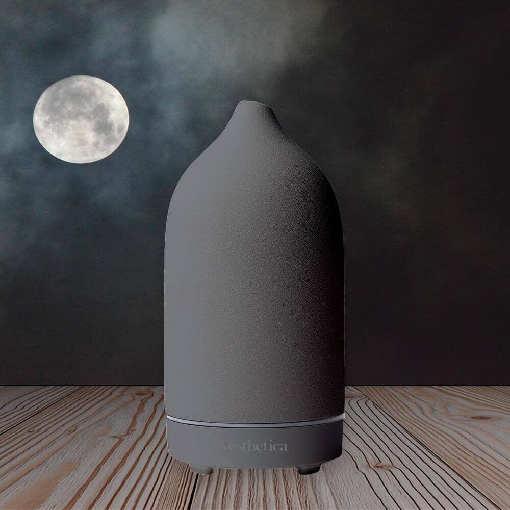 Yesthetica Stone Diffuser - Midnight Gray - Skin / Scent
